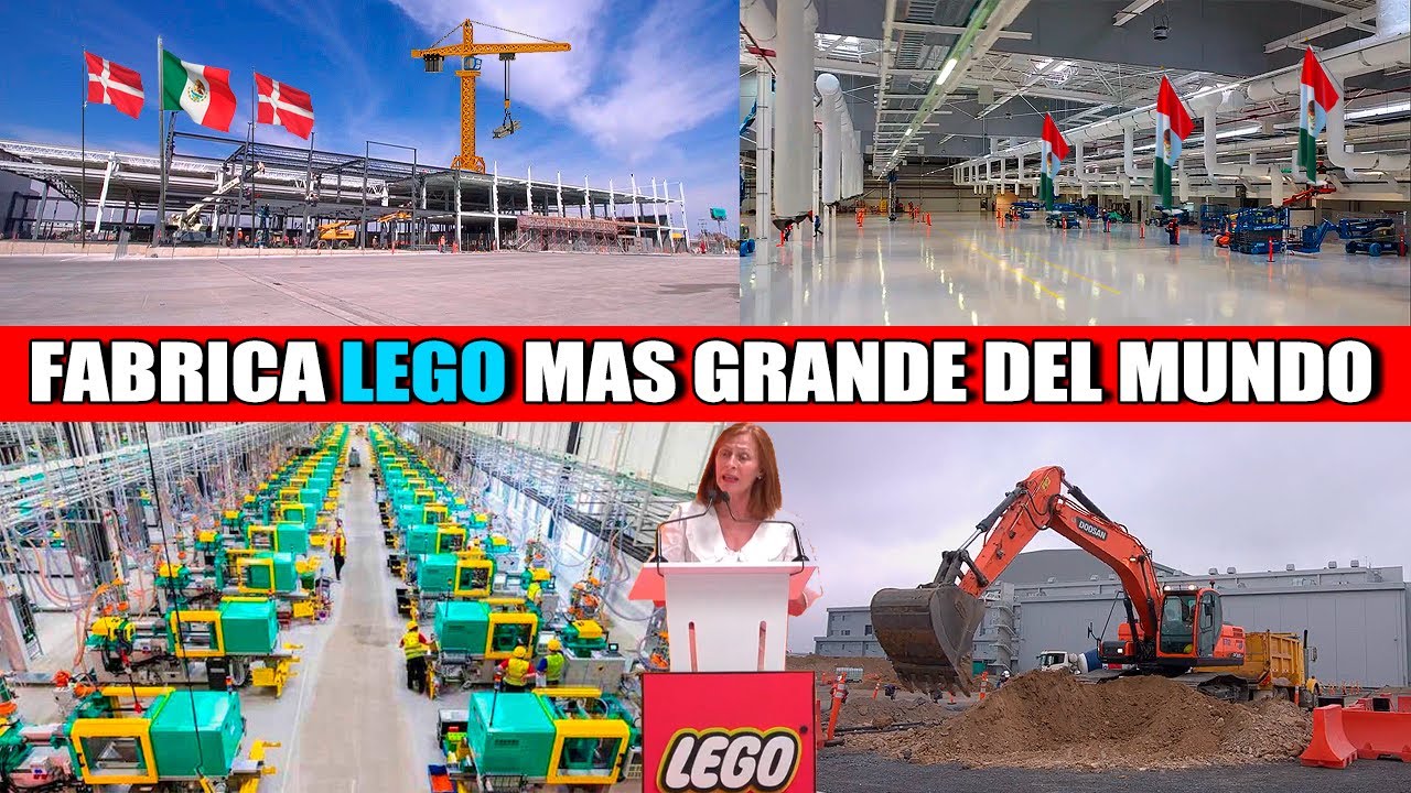 Empresa de Dinamarca construye en México su mas grande del Mundo de Juguetes LEGO - YouTube