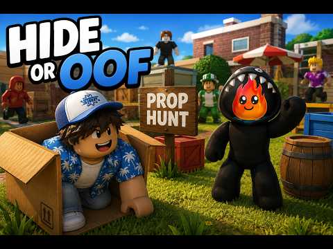 Playing Hide or Oof In Roblox With My Friend!!!