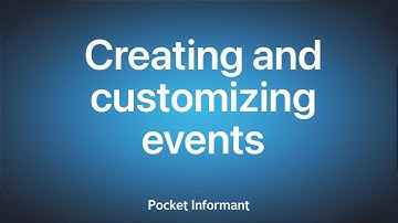 How to create and customize an event - Android