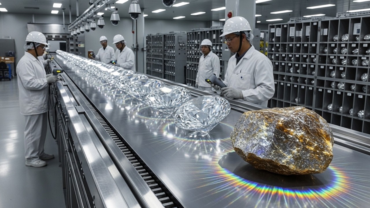 How Dirty Rocks Are Cut Into $100,000 Blood Diamonds — Inside the $100 Million Vault