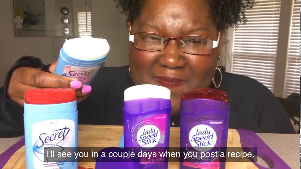 Fat girl eating deodorant YouTube