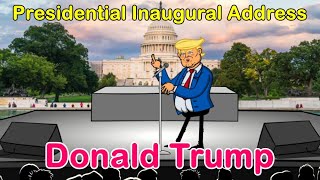 [Animation] Donald Trump Presidential Inaugural Address | Kartun Animasi Donald Trump