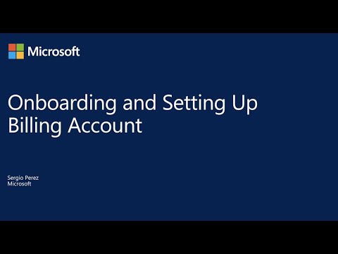 Enterprise customer onboarding and setting up billing account in Azure portal