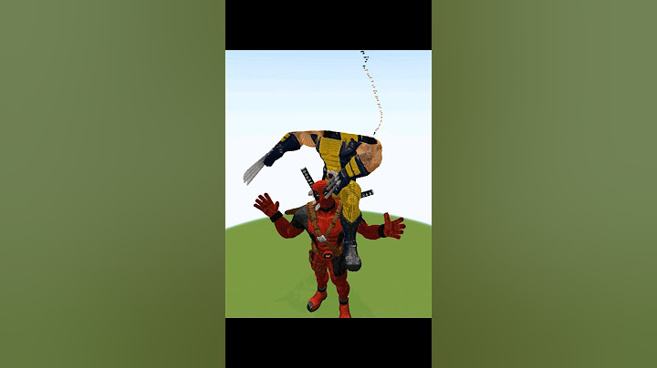 Deadpool & Wolverine ▷ Marvel ◁ Falling Block Timelapse Build