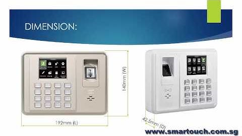 Biometric Fingerprint Machine SilkFP 100TA Overview Link With Malaysia Payroll