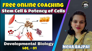 Development Biology For CSIR NET Lec - 01 : Stem Cell & Potency of Cells I Types of stem Cells