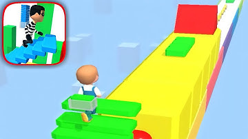 Stair Running All Levels Walkthrough Gameplay iOS,Android New Update Mobile Game Max Level #186