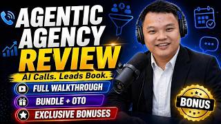 Agentic Agency Review: AI Builds Funnels, Calls & Books Appointments 🤖 Agentic Agency Review & Demo