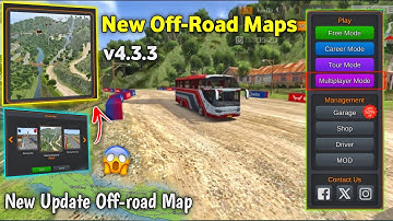 Bussid New Add Off-Road Maps v4.3.3 Update Bus Simulator Indonesia | New Off-road Map