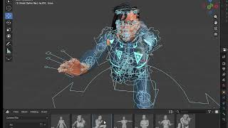 Inside a Professional Blender Animation Rig: 3D Character Stress Test & Pose Library