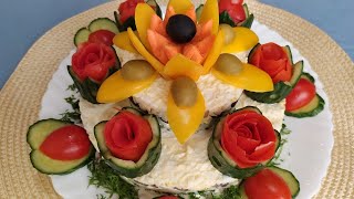 Роскошный Салат на Праздничный Стол! Салат Магдебург!Gorgeous Salad for Holiday TableMagdeburg salad