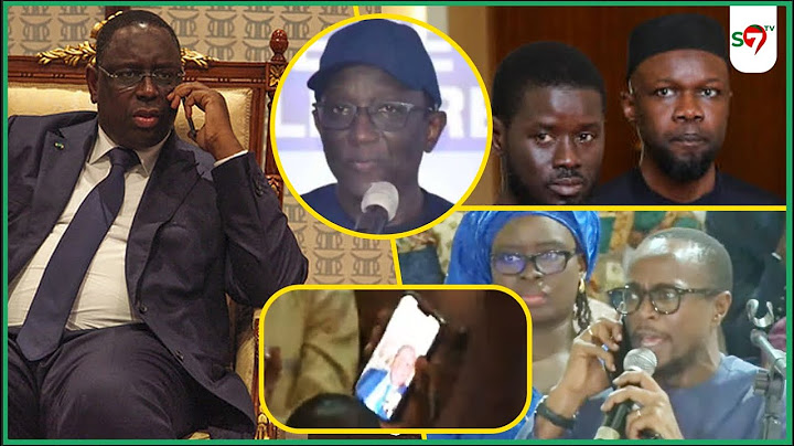Siege APR: MAcky appelle en direct & brise enfin le silence sur le "deal" avec SONKO & DIOMAYE "A Ba