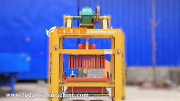 Kenya QT4-40 manual concrete block molding forming machine small cabro brick machine008618369506181