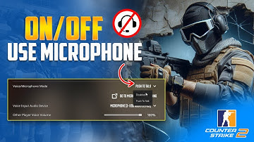 How to Turn ON or OFF Press to Use Microphone Function in CS2 on PC | Bind Mic Key Counter Strike 2