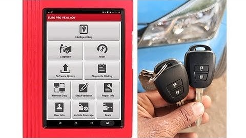 how to toyota vitz 2012-2020 key fob programming with lauch x431 toyota yaris key fob programming