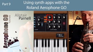 Using Synth apps with the Roland Aerophone GO screenshot 4