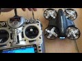 How to setup and bind Frsky Taranis plus with spectrum 5e sender and Inductrix 200