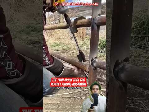 تسوية الخط أداة الخطاف المزدوج لمحاذاة مثالية للسور   