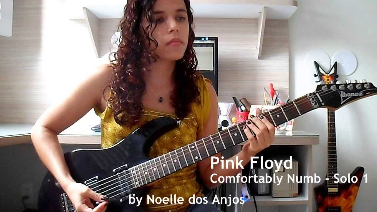 Pink Floyd Comfortably Numb Solos Cover By Noelle Dos Anjos