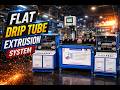 High-Speed Inline Drip Irrigation Pipe Making Machine | 3 Layer ABA Flat Drip Extrusion Line