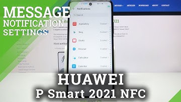 How to Turn On / Off App Notifications on HUAWEI P Smart 2021 NFC – Manage Notifications