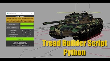 Tank Tread Builder Maya Python Tool | Tank Rig In Maya