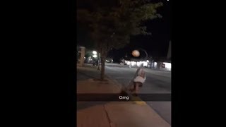 Guy Knocked Down Light Pole While Doing A Spin