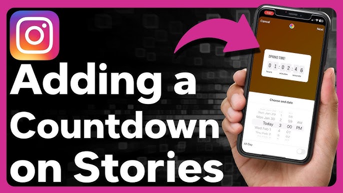How To Use The Countdown Timer in Instagram Stories - YouTube