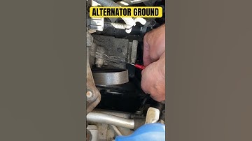 BAD ALTERNATOR GROUND DETECTED