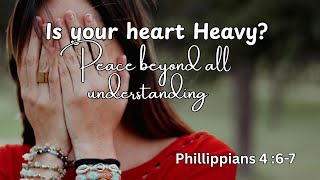 Peace Beyond Understanding (Philippians 4:6–7 KJV) | Worship Song About God’s Peace and Prayer