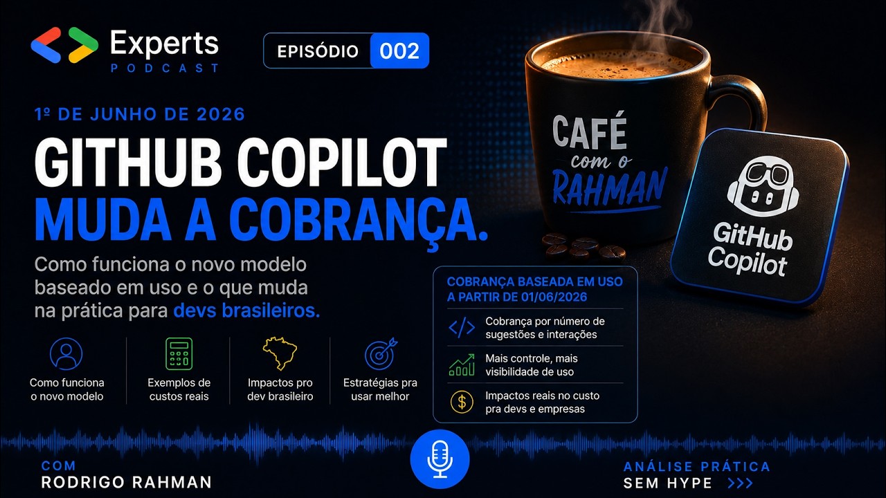 GitHub Copilot agora cobra por uso — o que muda pra você - YouTube