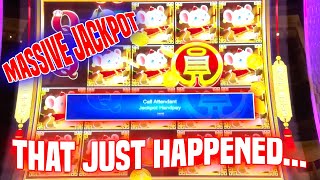 He Hit a HUGE Jackpot On This Coin Combo Marvelous Mouse Slot Machine... Watch THIS