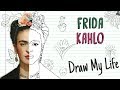 FRIDA KAHLO 🌺🌵🐒 | Draw My Life