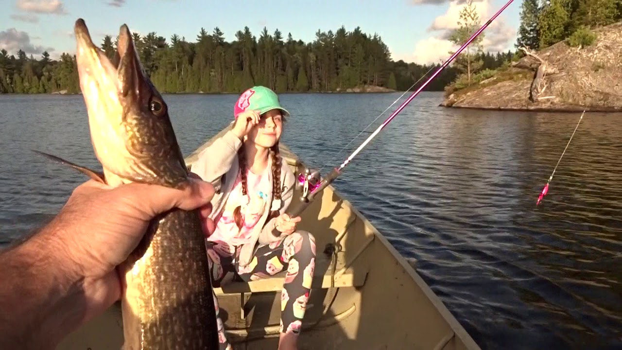 Fishing with Kaylee in the Upper Peninsula! - YouTube