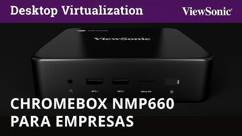 Chromebox NMP660 de ViewSonic para Empresas