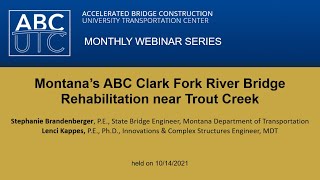 Montana’s ABC Clark Fork River Bridge Rehabilitation near Trout Creek