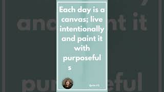 Intentional Grace Quote 2 - Each day is a  livingintentionally intentionallife motivation