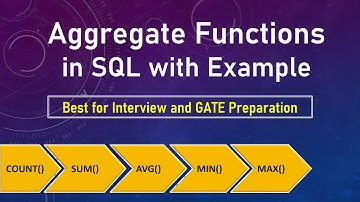 Aggregate Functions In SQL | COUNT, SUM, AVG, MIN, MAX | IFNULL( )