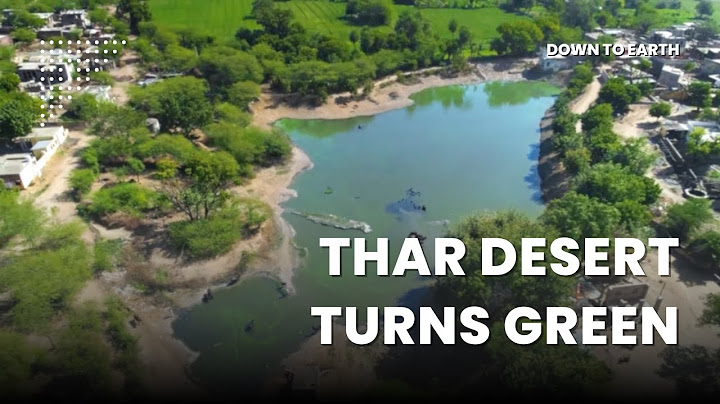 The Thar Desert is Greener than Ever - But at What Cost?
