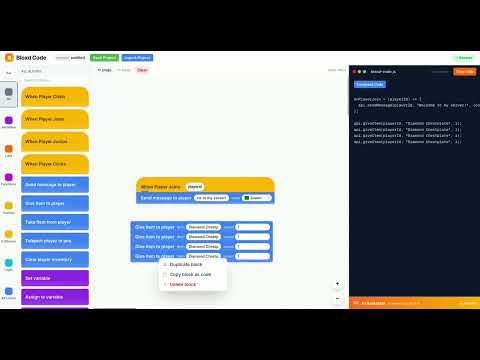 Block Based Bloxd Coding Service