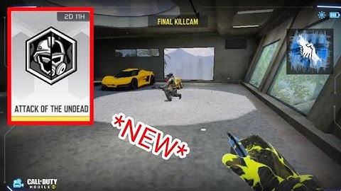*NEW* ATTACK OF THE UNDEAD MODE GAMEPLAY in COD MOBILE