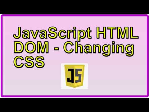 JavaScript HTML DOM