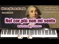 Ner cor piu non misent 【イタリア語字幕・和訳】「 うつろの心」／G.Paisiello(パイジェッロ) ver.PianoKaraoke