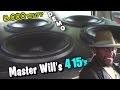 ROLLING THUNDER w/ Skar Audio Master Wills 15" DDX Subwoofers & CRAZY Slow Motion BASS FLEX