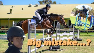 Showjumping our Off The Track Thoroughbred at Orange Grove SJ Comp