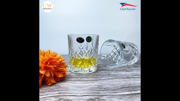 Ly Rượu Mạnh Whisky Brandy Pha Lê Tiệp Khắc BRIXTON Crystal Bohemia 320ml