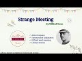 Strange Meeting by Wilfred Owen ||    Summary and Explanation in Hindi