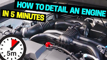Clean & Detail Your Car Engine in 5 Minutes!