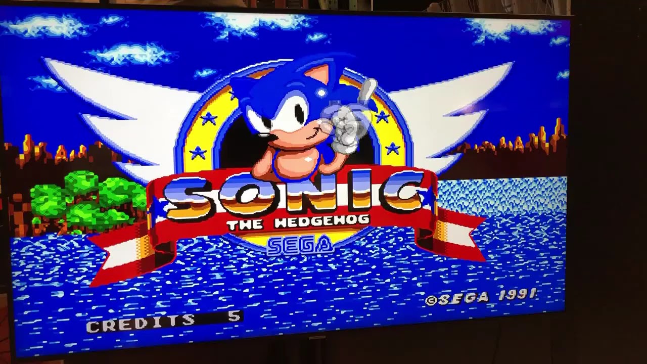 Sonic the Hedgehog Classic Arcade Game in a brand new YouTube