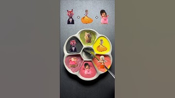 Zootopia  Color Mixing 🎨 Nick Wilde + Judy Hopps + Fru Fru #colormixing #zootopia2 #satisfying